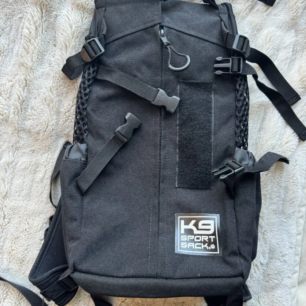 K9 Sport Sack Dog Carrier Backpack - Black